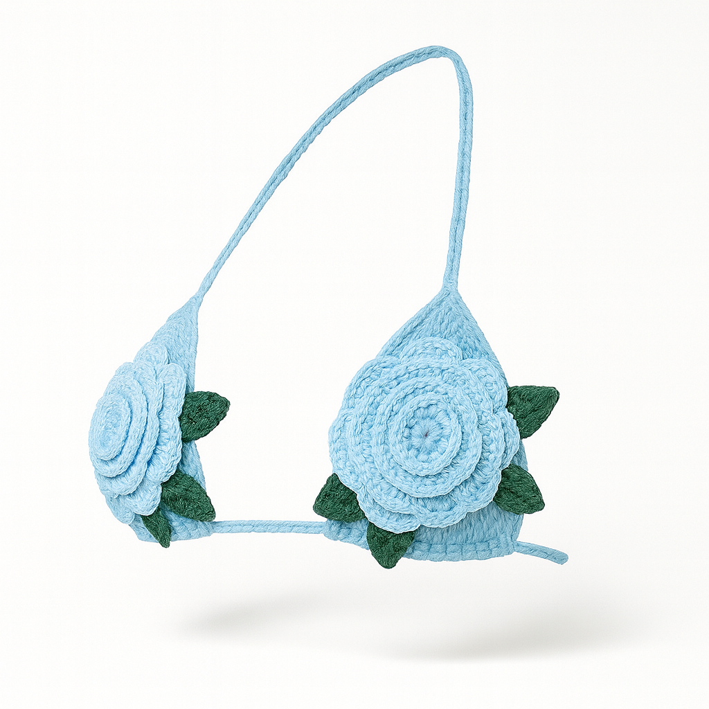 Luxury crochet bikini set by ZanaSwim โ handwoven details, feminine beachwear, and resort-inspired swimwear collection