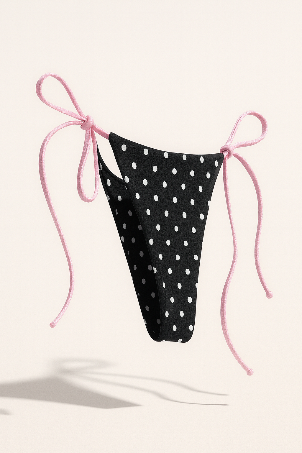 Luxury polka dot bottoms set by designer zanaswim